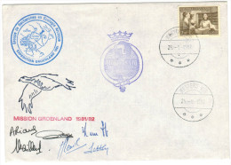 GROENLANDIA - Grönland - GROENLAND - Greenland - 1981 - Autographed - Mission Expedition Groenland 1981 - Groupe De R... - Expéditions Arctiques