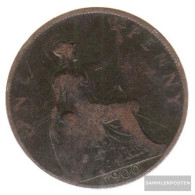 United Kingdom Km-number. : 790 1897 Fine Bronze Fine 1897 1 Penny Victoria - D. 1 Penny