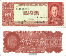 Bolivia Pick-number: 164a Uncirculated 1983 100 Pesos Boliv. - Bolivië