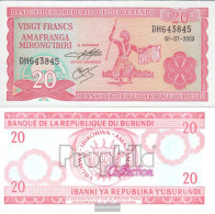 Burundi Pick-number: 27d (2003) Uncirculated 2003 20 Francs - Burundi