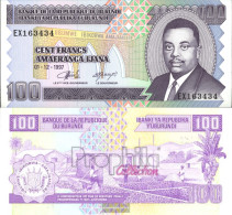 Burundi Pick-number: 37b Uncirculated 1997 100 Francs - Burundi