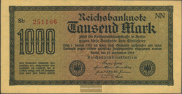 German Empire Rosenbg: 75d, Watermark Dornen Uncirculated 1922 1.000 Mark - 1000 Mark