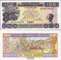 Guinea 30a Uncirculated 1985 100 Francs - Guinee