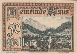 Klaus Notgeld The City Klaus Uncirculated 1920 50 Bright - Austria