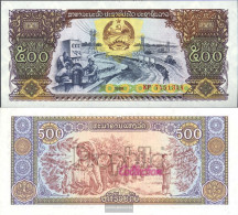 Laos Pick-number: 31a Uncirculated 1988 500 Kip - Laos