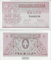 Laos Pick-number: 8b, Signature 4 Uncirculated 1962 1 Kip - Laos