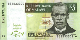 Malawi Pick-number: 36c Uncirculated 2005 5 Kwacha - Malawi