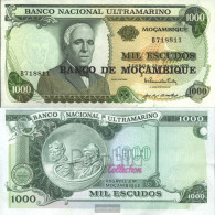 Mosambik Pick-number: 119 Uncirculated 1976 1.000 Escudos - Moçambique