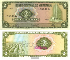 Nicaragua Pick-number: 121a Uncirculated 1972 2 Córdobas - Nicaragua