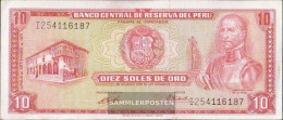 Peru Pick-number: 100b (1971) Uncirculated 1971 10 Soles - Pérou