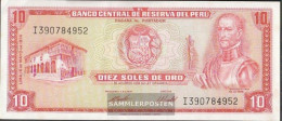 Peru Pick-number: 100c (1974) Uncirculated 1974 10 Soles - Perú