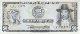 Peru Pick-number: 101c (08/1974) Uncirculated 1974 50 Soles Oro - Peru