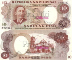 Philippines Pick-number: 144b Uncirculated 1969 10 Piso - Filipinas