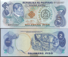 Philippines Pick-number: 166a Uncirculated 1981 2 Piso - Filippine