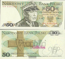 Poland 142c (1988) Uncirculated 1988 50 Zloty - Pologne