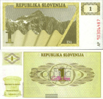 Slovenia Pick-number: 1a Uncirculated 1990 1 Tolar - Slowenien