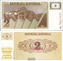 Slovenia Pick-number: 2a Uncirculated 1990 2 Tolarjev - Slovenia