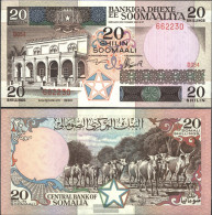 Somalia Pick-number: 33a Uncirculated 1983 20 Shillings - Somalia