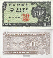 South-Korea Pick-number: 29a Uncirculated 1962 50 Jeon - Korea, South