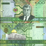 Turkmenistan Pick-number: 20 Uncirculated 2005 1.000 Manat - Turkménistan