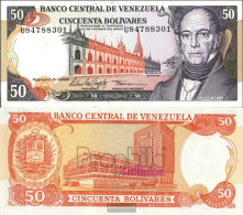 Venezuela Pick-number: 65f Uncirculated 1998 50 Bolivares - Venezuela