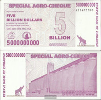 Zimbabwe Pick-number: 61 Uncirculated 2008 5 Billion US Dollars - Simbabwe