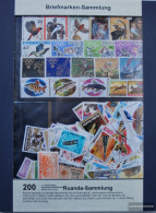Rwanda 200 Different Stamps Unmounted Mint / Never Hinged - Collections