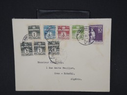 DANEMARK-Enveloppe De Kobenhavn Pour  Oran ( Algérie) En 1939  Aff  Plaisant   à Voir    P6524 - Lettres & Documents