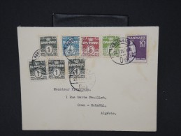 DANEMARK-Enveloppe De Kobenhavn Pour  Oran ( Algérie) En 1939  Aff  Plaisant   à Voir    P6524 - Briefe U. Dokumente