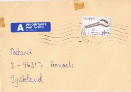 13353. Carta Aerea KRISTIANSAND (Noruega) Norge 1995 - Covers & Documents