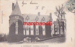 Eure Et Loir Courtalain Chateau Vu De La Place Editeur Eld Le Deley N°4 - Courtalain