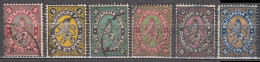 Bulgaria 1881 Mi# 6-11 Used - Oblitérés