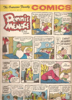 Dennis The Menace By Hank Ketcham The Overseas Jamilly Comics Vol 13 N°23 Du 5 June 1970 - Cómics De Periódicos