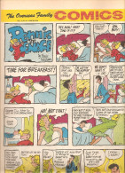 Dennis The Menace By Hank Ketcham The Overseas Jamilly Comics Vol 13 N°26 Du 26 June 1970 - Newspaper Comics