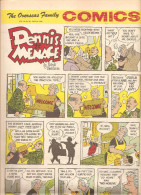 Dennis The Menace By Hank Ketcham The Overseas Jamilly Comics Vol 13 N°30 Du 24 July 1970 - Zeitungscomics