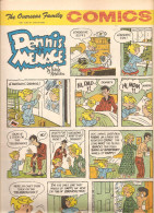 Dennis The Menace By Hank Ketcham The Overseas Jamilly Comics Vol 13 N°31 Du 31 July 1970 - Newspaper Comics