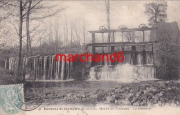 Eure Et Loir Courtalain Environs Moulin De Traineau Le Deversoir éditeur Lecomte Taxé 10 Cts Dos - Courtalain