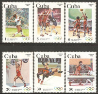 1983 Mi# 2716-2721 ** MNH - Summer Olympics, Los Angeles - Neufs