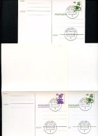 BERLIN P95-97 3 Postkarten UNFALLVERHÜTUNG I  Stpl. 16.7.1974 - Postcards - Used