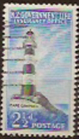 NZ 1947 2 1/2d Lighthouse SG L45 U #GP217 - Dienstmarken