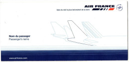 POCHETTE TICKETS/DOCUMENTS VOYAGE  Aviation Commerciale   AIR FRANCE - Billetes