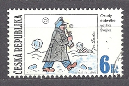 Czech Republic Tschechische Republik 1997 Gest Mi 155 Sc 3021 Svejk. Good Soldier Schweik. Gezeichneter Humor - Schwejk. - Usati