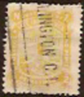 NZ 1905 2d Lighthouse Yellow SG L34 U #GP231 - Dienstzegels