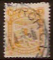 NZ 1905 2d Lighthouse Yellow SG L34 U #GP229 - Officials