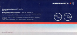 POCHETTE TICKETS/DOCUMENTS VOYAGE  Aviation Commerciale   AIR FRANCE - Biglietti