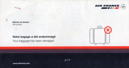 POCHETTE INCIDENT BAGAGE   Aviation Commerciale   AIR FRANCE - Tickets