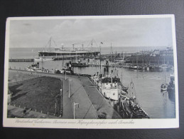 AK CUXHAVEN 1942 Feldpost Schiff + Hafen /// D*16718 - Cuxhaven