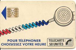 CARTE-PUBLIC-Ko58C-440-50U-SC4On-S/E-SERIGRAPHIE- -Puce 7-4 Impact-CORDON BLANC--Série-N°8391-TBE - Telefonschnur (Cordon)