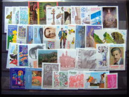 España Espagne Spain 2000 Completo TOUTE L'ANNEE 2000 Whole Year 2000 - Edifil 3687 / 3775 ** MNH - Années Complètes