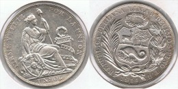 PERU SOL 1914 PLATA SILVER D46 - Perú